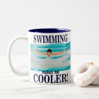 Swimming Makes Me Cooler Swimmer Swimming 