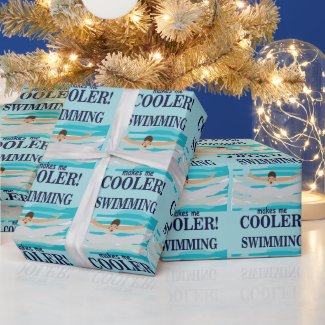 Swimming Makes Me Cooler Swimmer Swimming