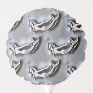Swimming Mermaid Grey Thunder_Cove Balloon