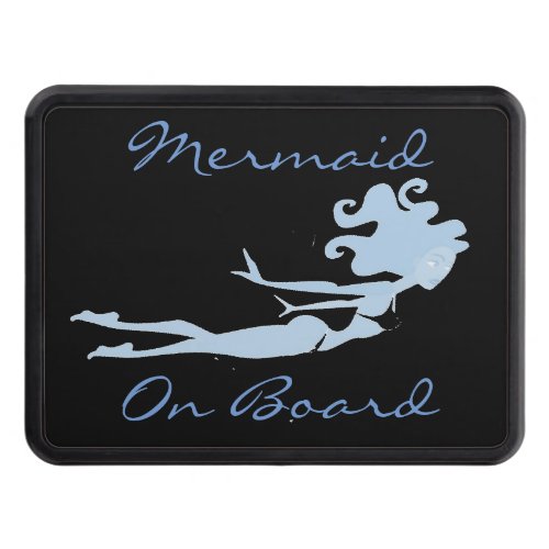 Swimming mermaid onboard Thunder_Cove Hitch Cover