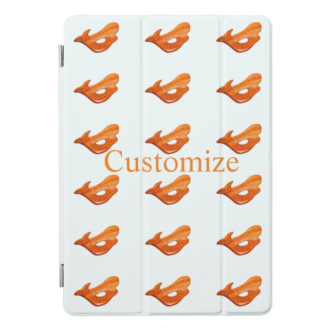 Swimming mermaid pattern Thunder_Cove iPad Pro Cover (Front)
