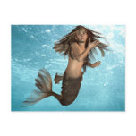 Swimming Mermaid Postcard