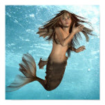 Swimming Mermaid Poster