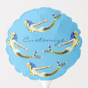 Swimming Mermaid Thunder_Cove Balloon