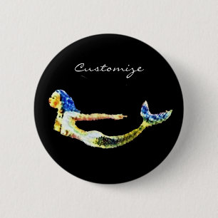 Swimming Mermaid Thunder_Cove Button
