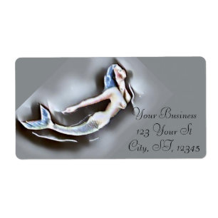 Swimming Mermaid Thunder_Cove Gray Label