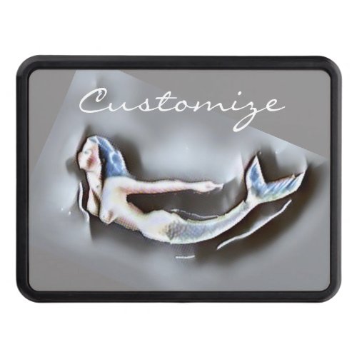 Swimming Mermaid Thunder_Cove Grey Hitch Cover