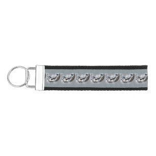 Swimming Mermaid Thunder_Cove Grey Wrist Keychain