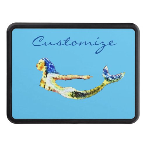 Swimming Mermaid Thunder_Cove Hitch Cover