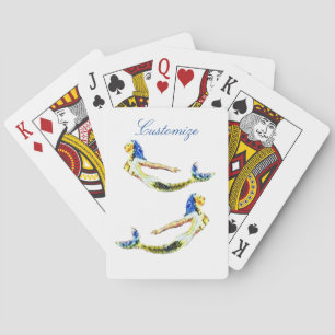 Swimming Mermaid Thunder_Cove Poker Cards