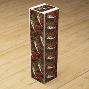 swimming mermaids wine gift box