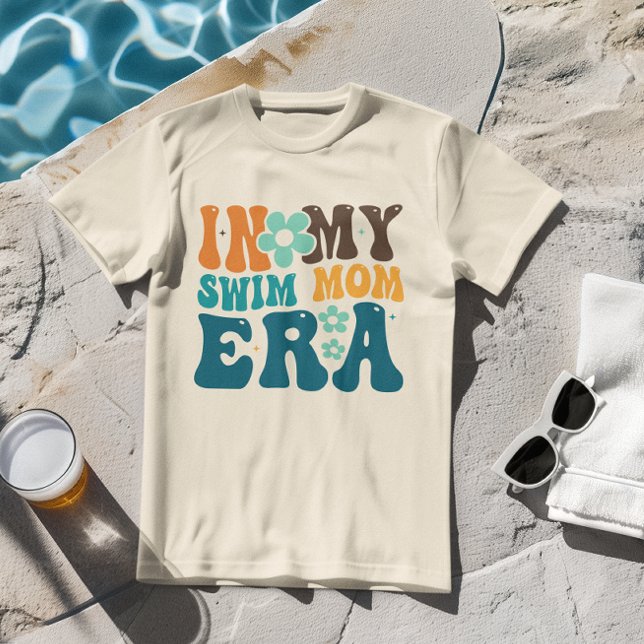 Swimming Mom Personalized Swim Mom Era Retro Tri-Blend Shirt (Creator Uploaded)