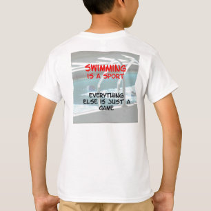 Swimming - not a game Kids T-Shirt