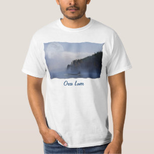 SWIMMING ORCA & SUPER MOON Fashion T-Shirt