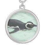 Swimming Penguin Necklace