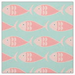 Swimming Pink Fish Fabric