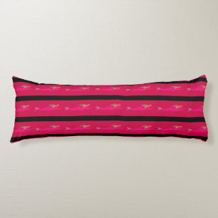 swimming pink mermaids red body pillow