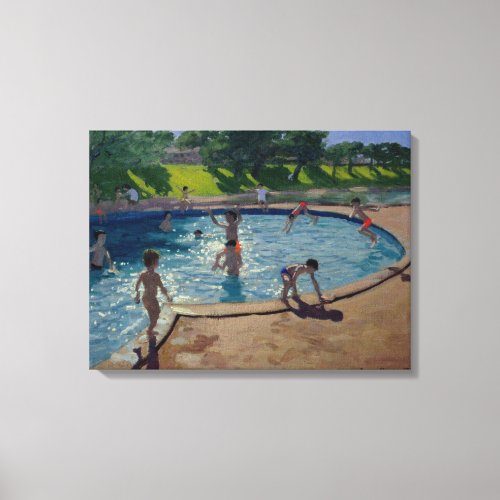 Swimming Pool 1999 Canvas Print