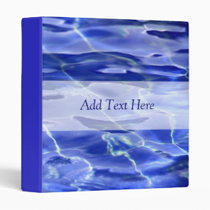 Swimming Pool 3-Ring Binder