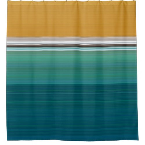 Swimming Pool Abstract Shower Curtain