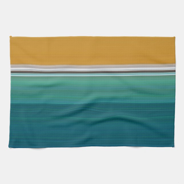 Swimming Pool Abstract Towel (Horizontal)