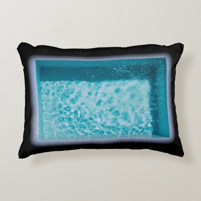SWIMMING POOL ACCENT PILLOW (Front)