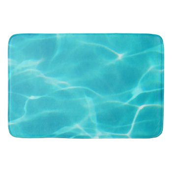 Swimming Pool. Bathroom Mat by Impactzone at Zazzle