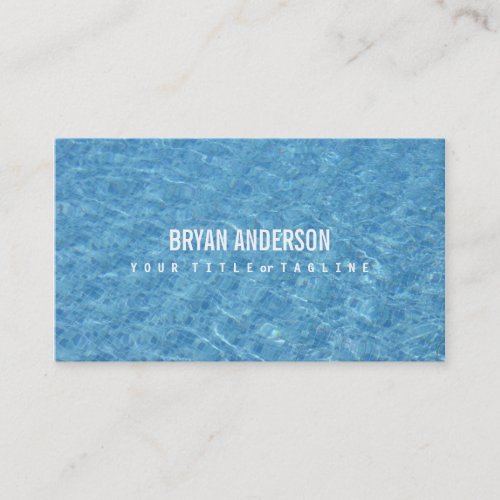 Swimming Pool Business Card