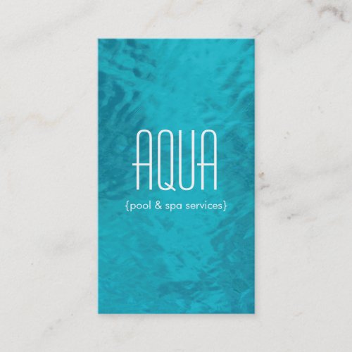 Swimming Pool Business Card