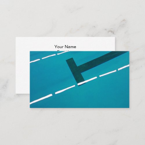 Swimming pool business card template design