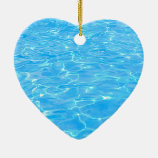 Swimming pool ceramic ornament