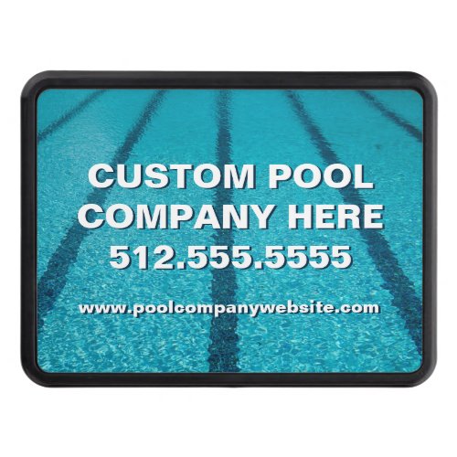 Swimming Pool Company Custom Marketing Hitch Cover