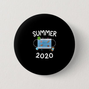 Swimming Pool Face Mask Masks Meme Gag T-Shirt Button