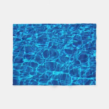 Swimming Pool Fleece Blanket by GiftsGaloreStore at Zazzle
