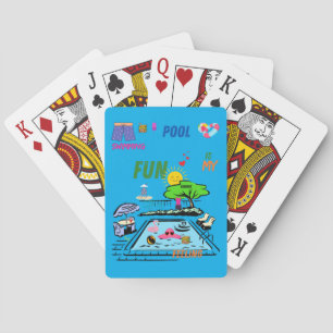 swimming pool Fun Poker Cards