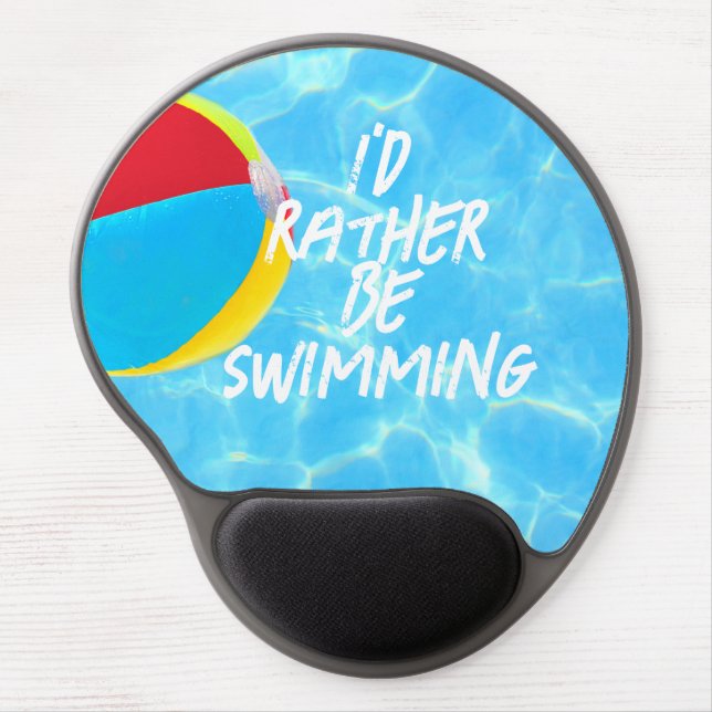 Swimming Pool Gel Mouse Pad (Front)