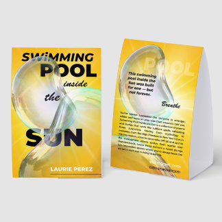 Swimming Pool Inside the Sun Display Paper Table Tent