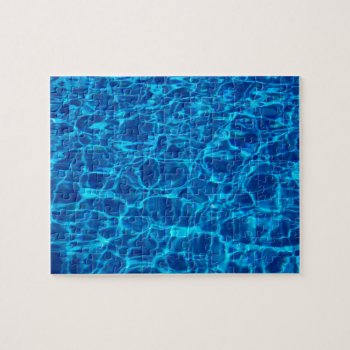 Swimming Pool Jigsaw Puzzle by GiftsGaloreStore at Zazzle
