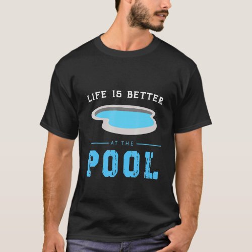 Swimming Pool Maintenance Repair Cleaner Service O T_Shirt