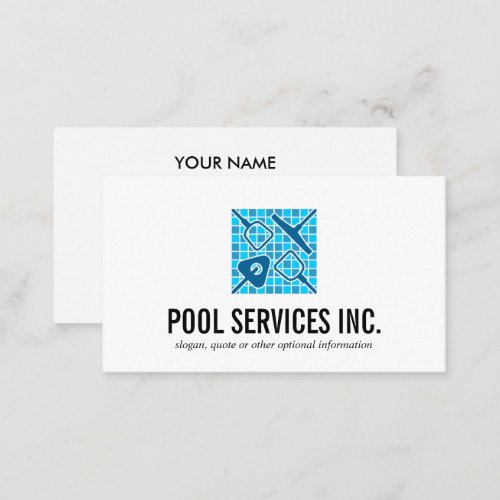 Swimming Pool maintenance Repairing  professional Business Card