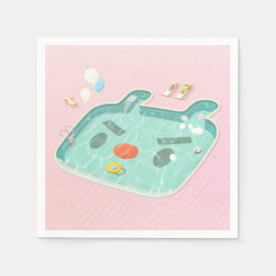 Swimming Pool Napkins