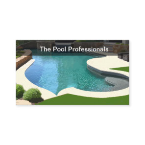 Swimming Pool New Business Cards