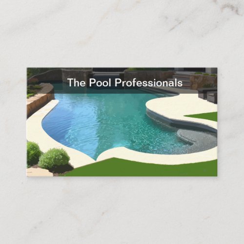 Swimming Pool New Business Cards