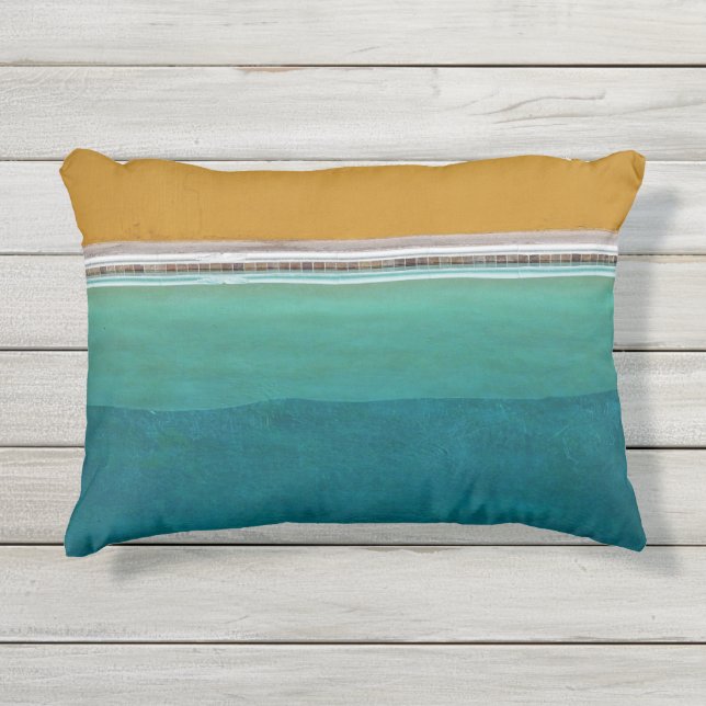 Swimming Pool Outdoor Pillow (Front)