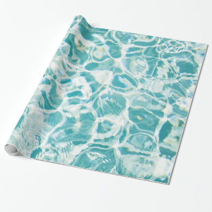 Swimming Pool Photo Gift Wrap Paper