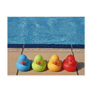 Swimming Pool Postcard