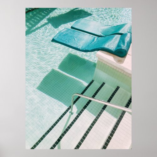 Swimming pool poster