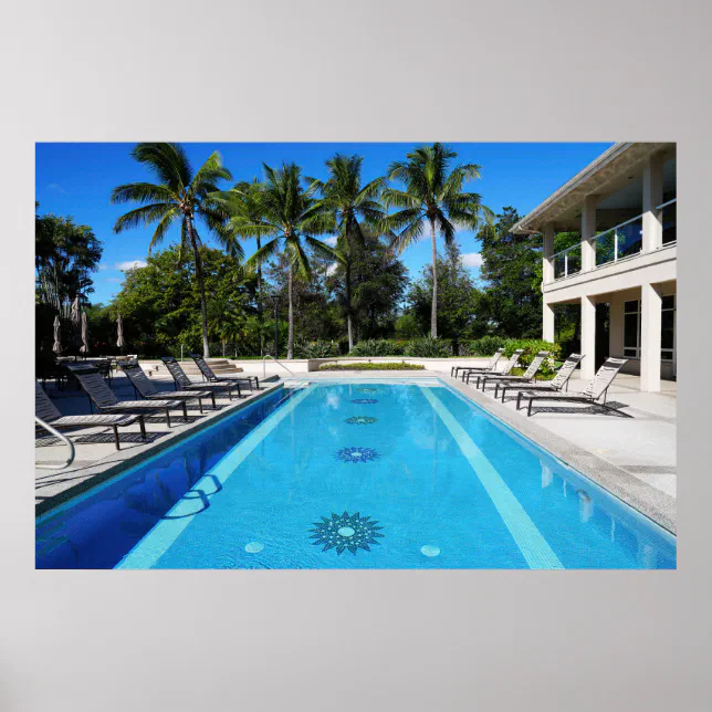 Swimming Pool Poster | Zazzle