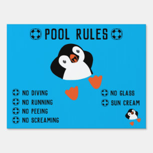 Swimming Pool Rules Sign