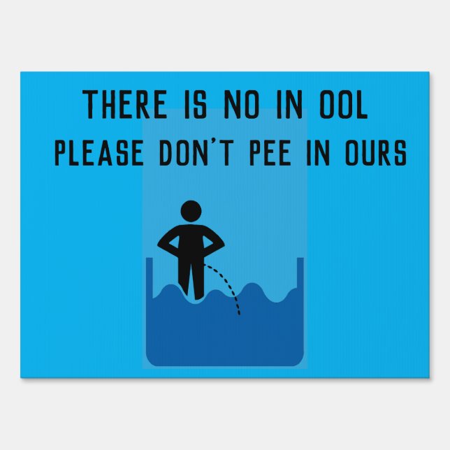 Swimming Pool Rules Sign (Front)